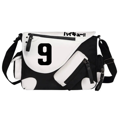 New Anime Volleyball Juvenile Prints Men Canvas Travel Shoulder Bag Women Messenger Bags Satchels Boys Girls Kids Schoolbag