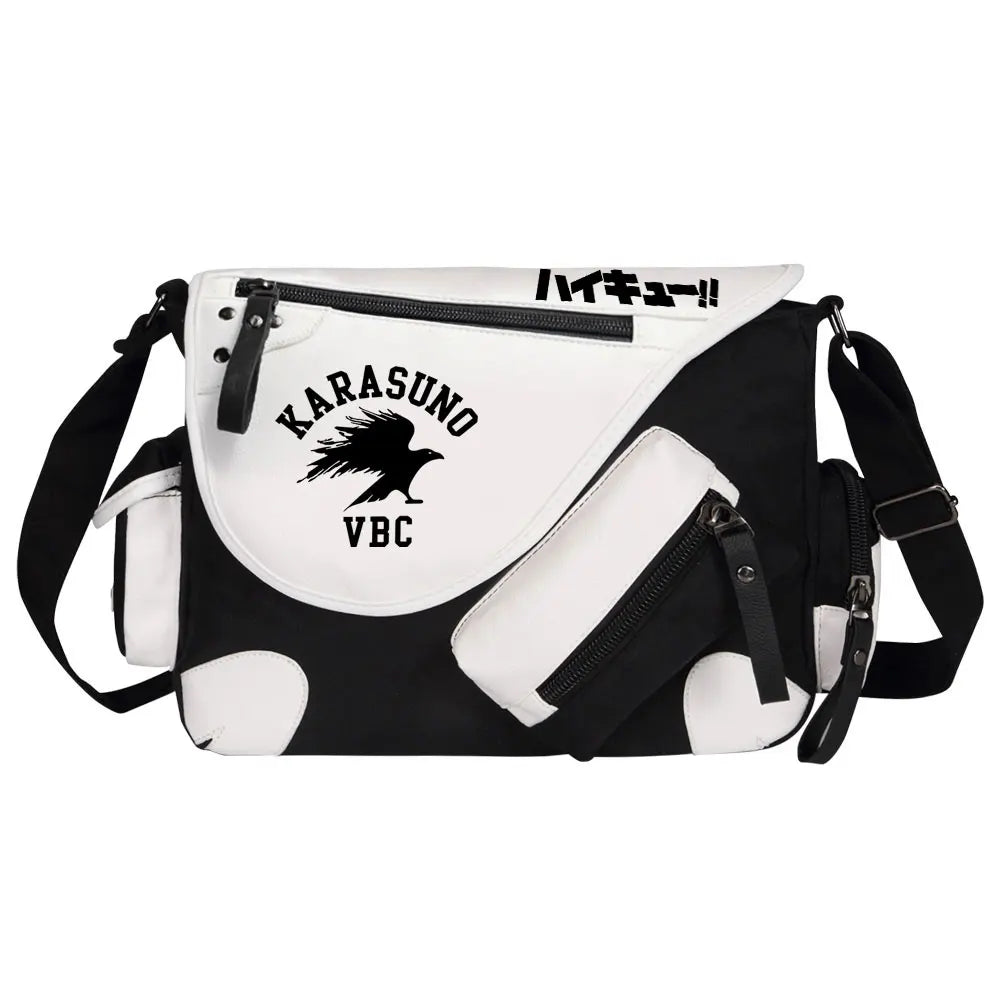 New Anime Volleyball Juvenile Prints Men Canvas Travel Shoulder Bag Women Messenger Bags Satchels Boys Girls Kids Schoolbag