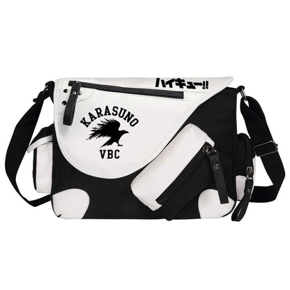 New Anime Volleyball Juvenile Prints Men Canvas Travel Shoulder Bag Women Messenger Bags Satchels Boys Girls Kids Schoolbag