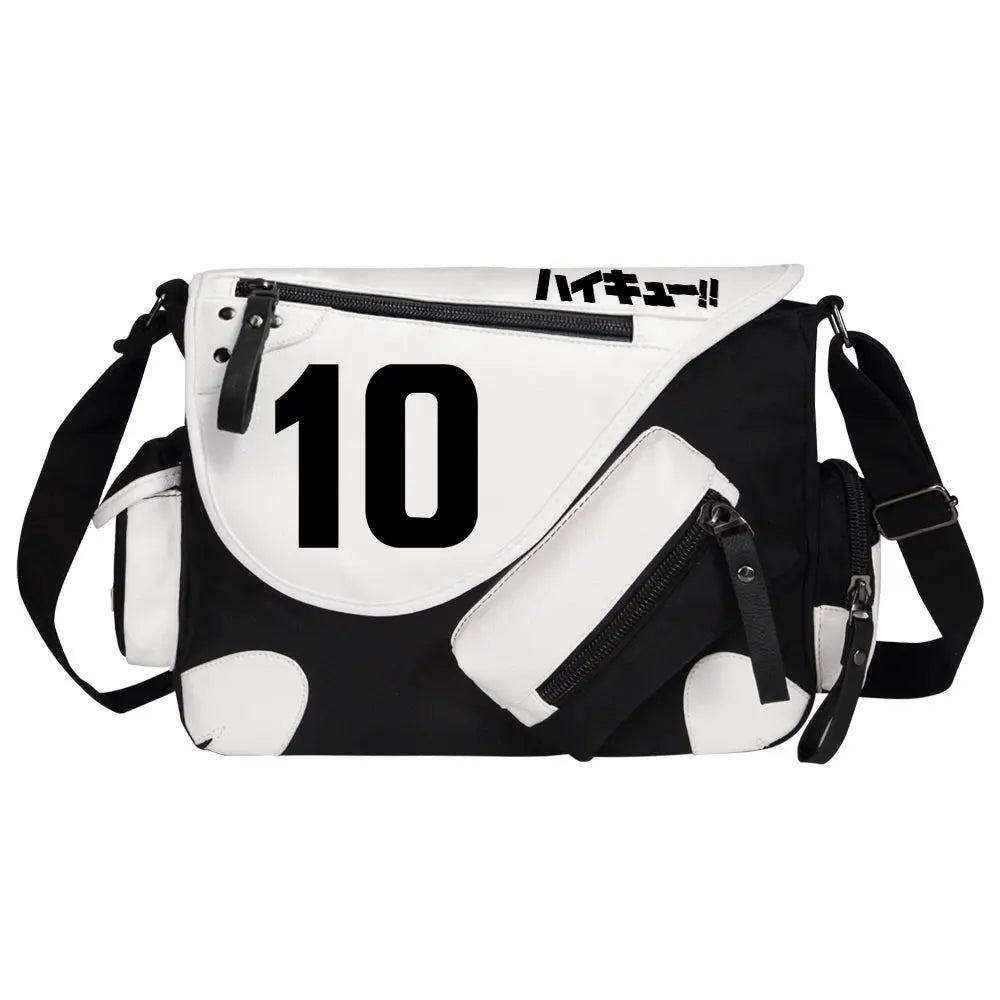 New Anime Volleyball Juvenile Prints Men Canvas Travel Shoulder Bag Women Messenger Bags Satchels Boys Girls Kids Schoolbag