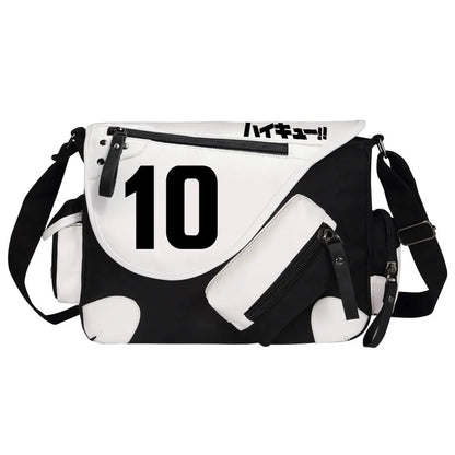 New Anime Volleyball Juvenile Prints Men Canvas Travel Shoulder Bag Women Messenger Bags Satchels Boys Girls Kids Schoolbag