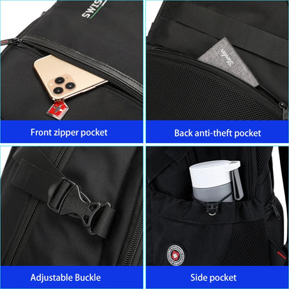 New Anti-Theft Business Backpack Men Fashion Waterproof Travel 17.3 Inch Laptop Backpacks School Bags 2024 Kids Male Mochila