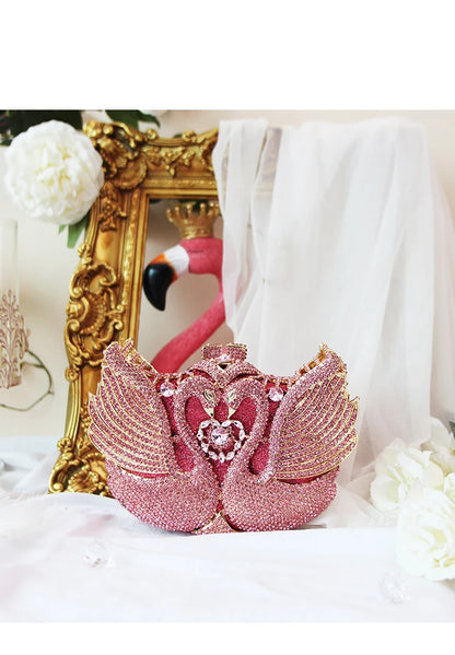 New Arrival Black Rhinestone Diamond Evening Bag Clutch Elegant Luxury Ladies Chain Shoulder Purse Female Party Dinner Clutches