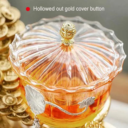 New Arrival Creative Cash Cow Glass Teapot Automatic Tea Set Heat-resistant Tea Infuser Turkish Drip Making Pot With Base