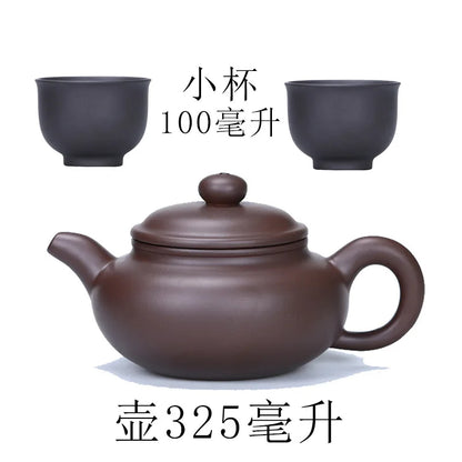 New Arrival Purple Clay Teapot Yixing Porcelain Kung Fu Tea Pot Set Teapots Chinese Handmade Zisha Ceramic Sets Kettle