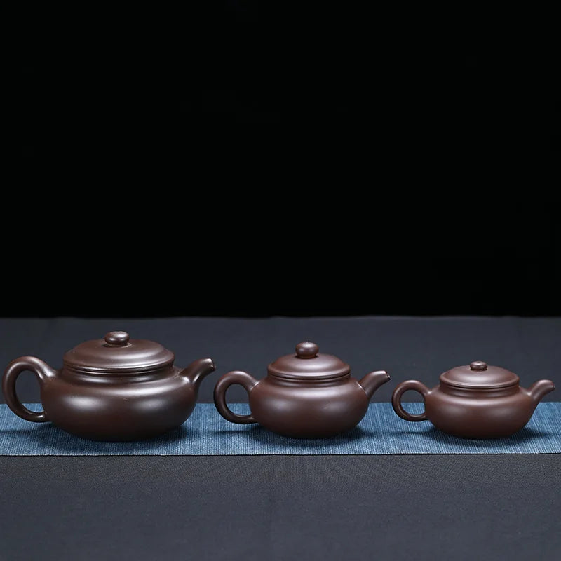 New Arrival Purple Clay Teapot Yixing Porcelain Kung Fu Tea Pot Set Teapots Chinese Handmade Zisha Ceramic Sets Kettle