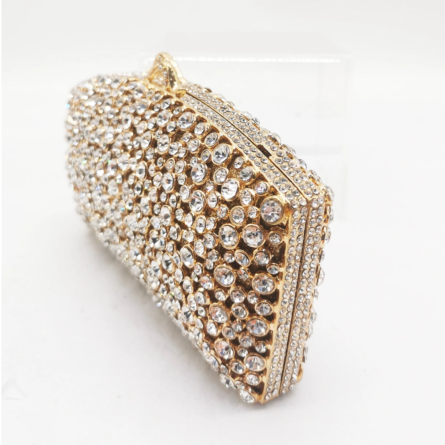 New Arrival Red/Gold/Silver Crystal Bags Women Clutch Purse Luxury Design Ladies Evening Clutches Bags Handbags Party Clutch Bag