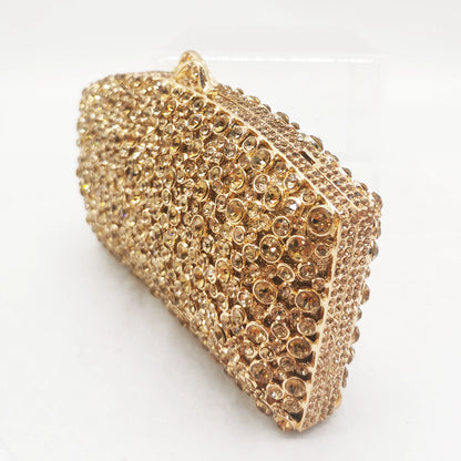 New Arrival Red/Gold/Silver Crystal Bags Women Clutch Purse Luxury Design Ladies Evening Clutches Bags Handbags Party Clutch Bag