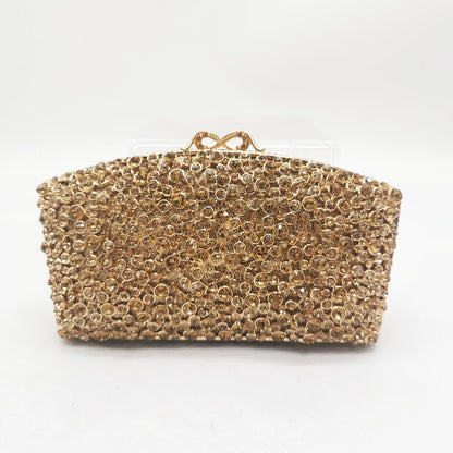 New Arrival Red/Gold/Silver Crystal Bags Women Clutch Purse Luxury Design Ladies Evening Clutches Bags Handbags Party Clutch Bag