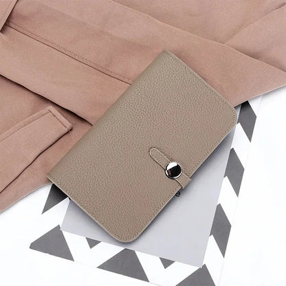 New Arrival Women's Long Clutch Wallets made of High-quality Cowhide Leather with Large Capacity and Multi-functional Design in