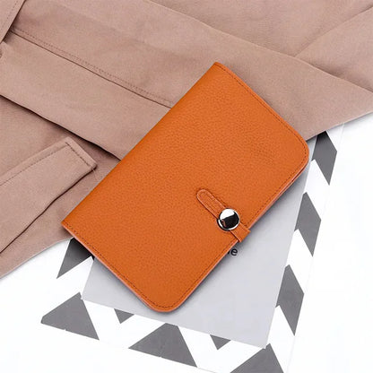 New Arrival Women's Long Clutch Wallets made of High-quality Cowhide Leather with Large Capacity and Multi-functional Design in