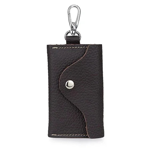 New Arrivals Men Holder Housekeeper Leather s Organizer Women chain Covers Zipper Key Case Bag Unisex Pouch Purse
