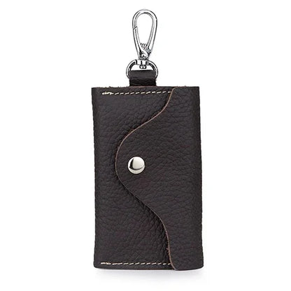 New Arrivals Men Holder Housekeeper Leather s Organizer Women chain Covers Zipper Key Case Bag Unisex Pouch Purse