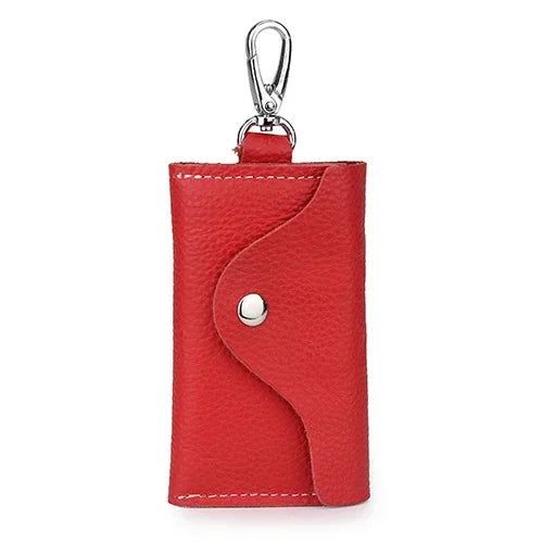 New Arrivals Men Holder Housekeeper Leather s Organizer Women chain Covers Zipper Key Case Bag Unisex Pouch Purse
