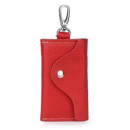 New Arrivals Men Holder Housekeeper Leather s Organizer Women chain Covers Zipper Key Case Bag Unisex Pouch Purse