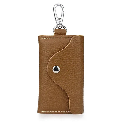 New Arrivals Men Holder Housekeeper Leather s Organizer Women chain Covers Zipper Key Case Bag Unisex Pouch Purse