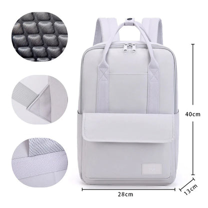 New Backpack Fashion Women Large Capacity 15.6 Inch Laptop School Backpack Sac a Dos Waterproof Bagpack Mochilas