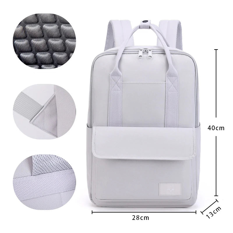 New Backpack Fashion Women Large Capacity 15.6 Inch Laptop School Backpack Sac a Dos Waterproof Bagpack Mochilas