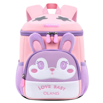 New Brown Bear School Bags for Boys Cute Fox Kids Bag Toddler Children Anti-lost Bookbag Girls Kawaii Backpack Mochila Escolar
