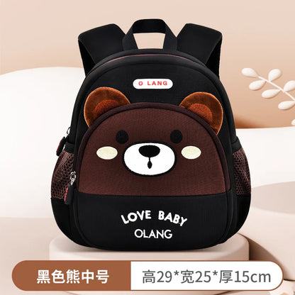 New Brown Bear School Bags for Boys Cute Fox Kids Bag Toddler Children Anti-lost Bookbag Girls Kawaii Backpack Mochila Escolar