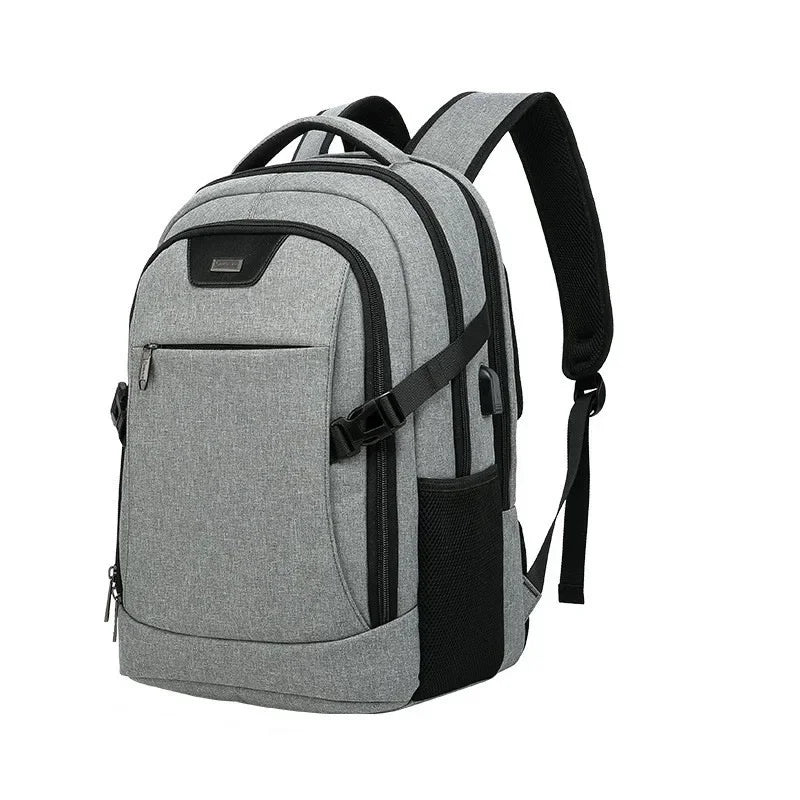 New Business Backpack for Men Lightweight Waterproof 15.6 Inch USB Charge Travel Laptop Backpacks Fashion School Bag Boys Teenag