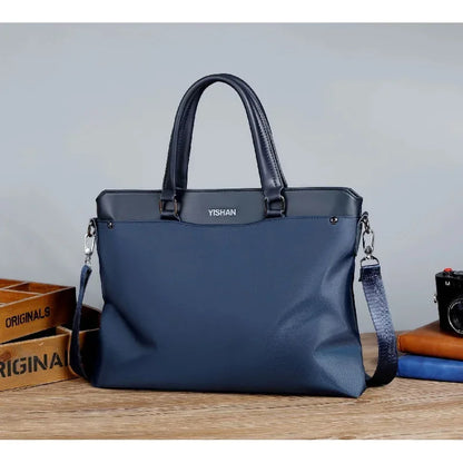 New Business Men Handbag Fashion Oxford Briefcases For Documents Large Capacity Laptop Male Shoulder Messenger Bag