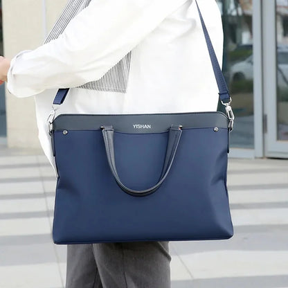 New Business Men Handbag Fashion Oxford Briefcases For Documents Large Capacity Laptop Male Shoulder Messenger Bag