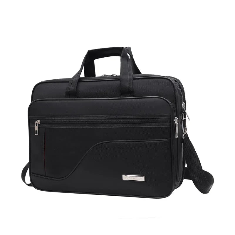 New Business Men's Briefcase 15.6" Laptop Large Capacity Handbag Fashion Male Shoulder Messenger Bag