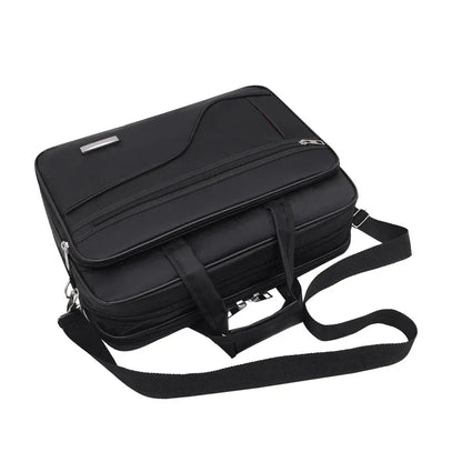 New Business Men's Briefcase 15.6" Laptop Large Capacity Handbag Fashion Male Shoulder Messenger Bag