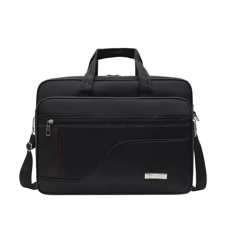 New Business Men's Briefcase 15.6" Laptop Large Capacity Handbag Fashion Male Shoulder Messenger Bag