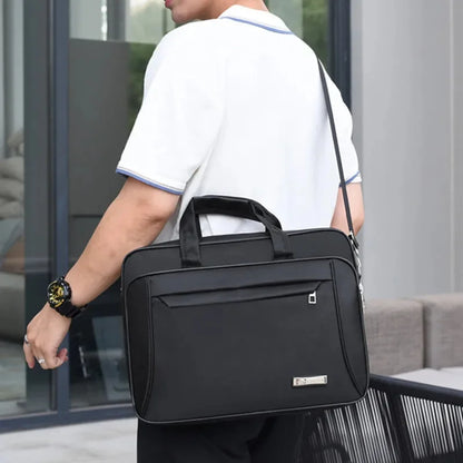 New Business Men's Briefcase 15.6" Laptop Large Capacity Handbag Fashion Male Shoulder Messenger Bag