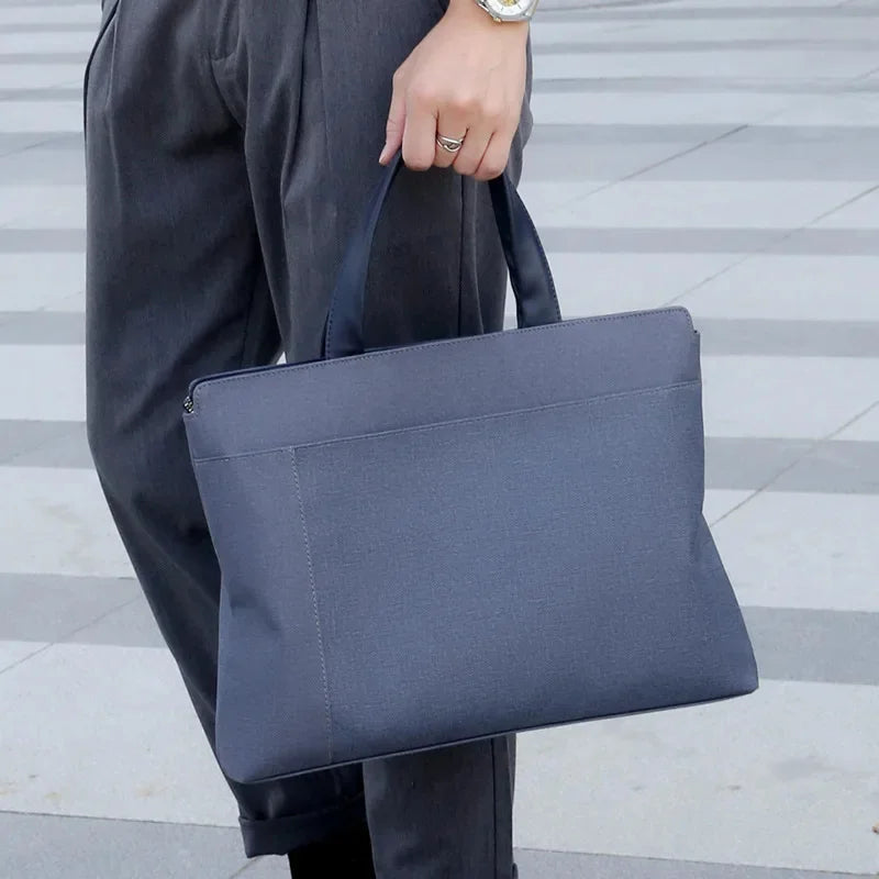 New Business Men's Briefcase Handbag Male 15 " Laptop Large Capacity File Tote Bag