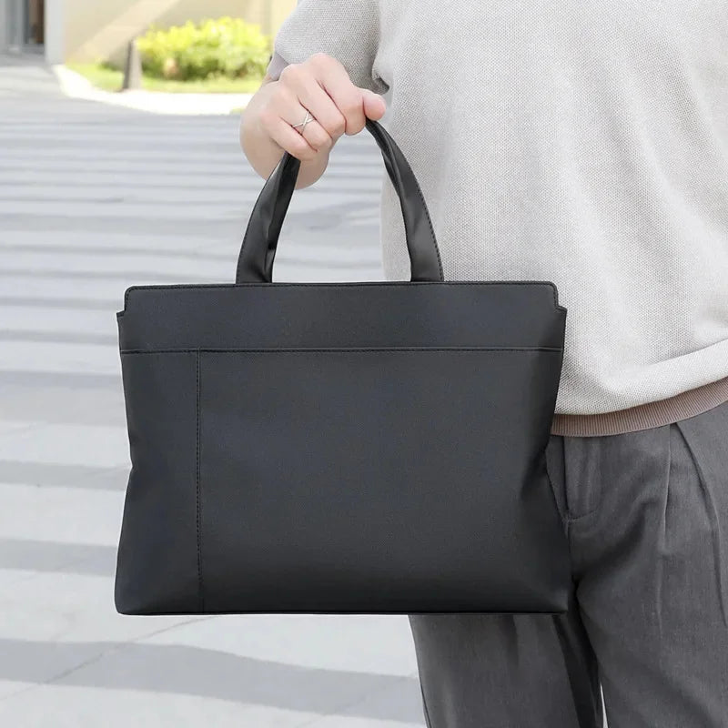 New Business Men's Briefcase Handbag Male 15 " Laptop Large Capacity File Tote Bag