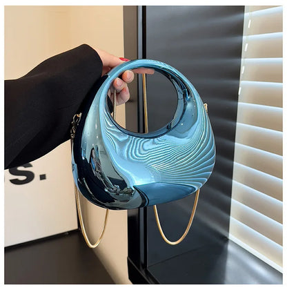 New Candy-colored Acrylic Dinner Bag 2024 Summer Fashion All-match Crossbody Chain Bags Casual Large Capacity Handbags Female