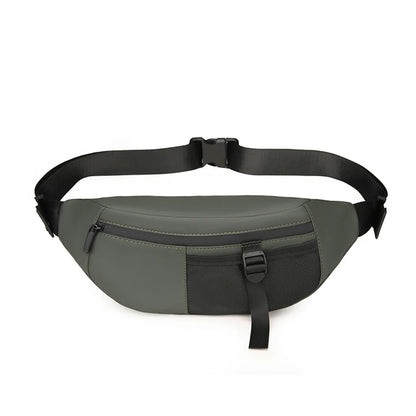 New Canvas Handbags Chest Pack Men's Fashion Shoulder Chest Bag Men's Travel Cross Chest Bag Men's Small Cross Waist Bag