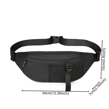 New Canvas Handbags Chest Pack Men's Fashion Shoulder Chest Bag Men's Travel Cross Chest Bag Men's Small Cross Waist Bag