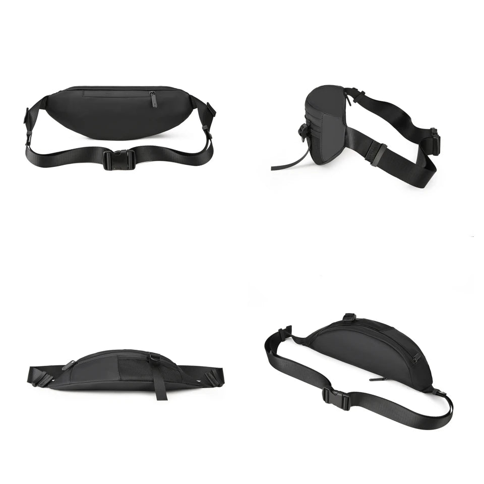 New Canvas Handbags Chest Pack Men's Fashion Shoulder Chest Bag Men's Travel Cross Chest Bag Men's Small Cross Waist Bag