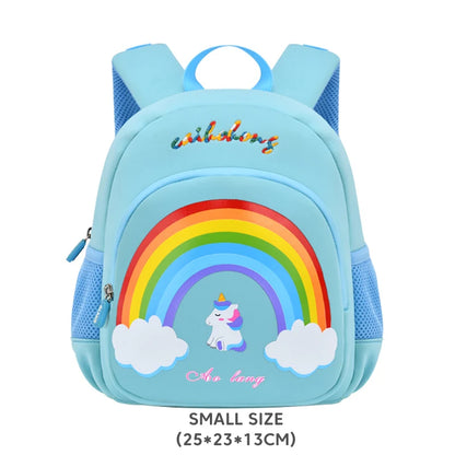New Cartoon Unicorn Girls School Bags High Quality Kindergarten Children Toddler Backpack Rainbow Bag for Boys Mochila Infantil