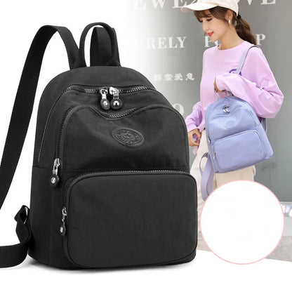 New Casual Backpack Women Small Nylon School Bags for Teenage Girls High Quality Fashion Travel Bag Sac Mochilas