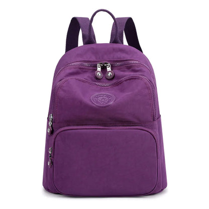 New Casual Backpack Women Small Nylon School Bags for Teenage Girls High Quality Fashion Travel Bag Sac Mochilas