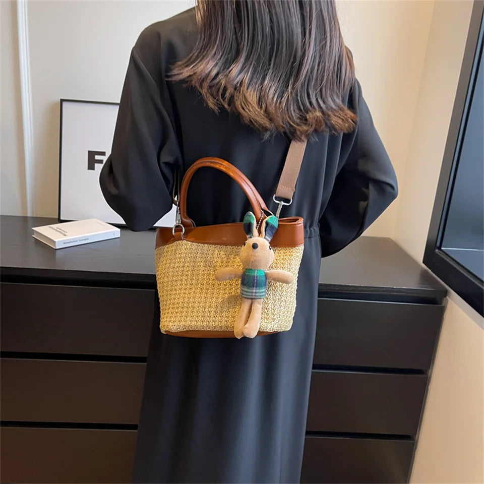 New Casual Crossbody Shoulder Bag Women Bag Braid Messenger Bags For Lady Handbags High Quality Multifunctional