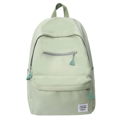 New Casual Solid Color Multifunctional Shoulder Backpack High Capacity Nylon Backpacks Backpacks for School Teenagers Girls Sac