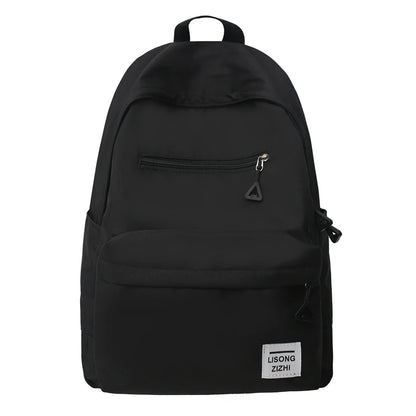 New Casual Solid Color Multifunctional Shoulder Backpack High Capacity Nylon Backpacks Backpacks for School Teenagers Girls Sac