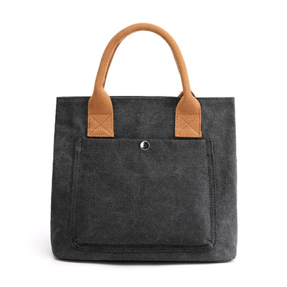 New Casual Totes Bag Super Quality Canvas Bags for Women 2021 Simple Female Brand Top-handle Bags Designer Hasp Style Sac A Main