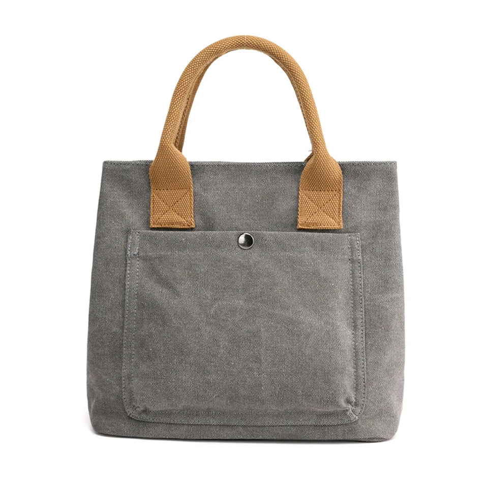 New Casual Totes Bag Super Quality Canvas Bags for Women 2021 Simple Female Brand Top-handle Bags Designer Hasp Style Sac A Main