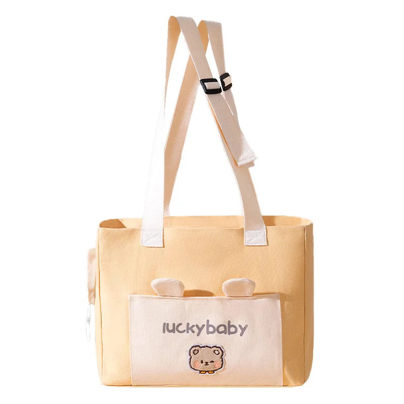 New Cat Bag Dog Straddle Bag Large Capacity Breathable Handheld Portable Pet Outgoing Bag