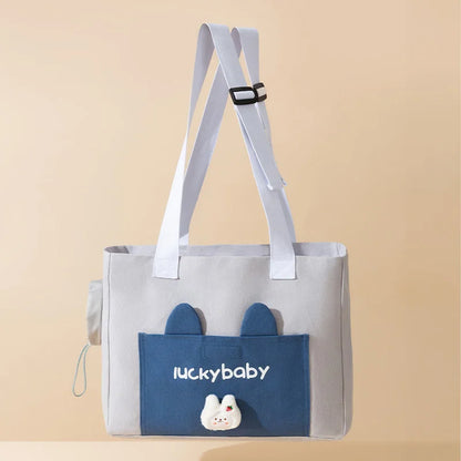 New Cat Bag Dog Straddle Bag Large Capacity Breathable Handheld Portable Pet Outgoing Bag