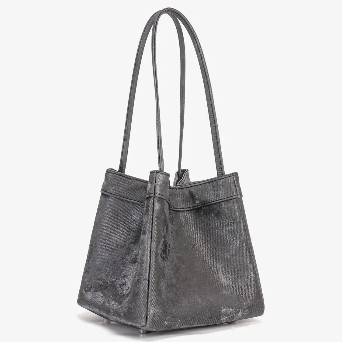 New Chinese Style Bags Women's Crossbody Chinese Style Bucket Bag 2024 New Niche Genuine Leather Small Square Bag Shoulder Bags