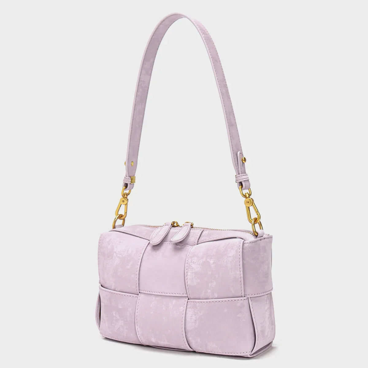 New Chinese Style Bucket Bag, National Style Portable Woven Bag, Shoulder Bags, Leather Crossbody Bags Designer Bags Luxury