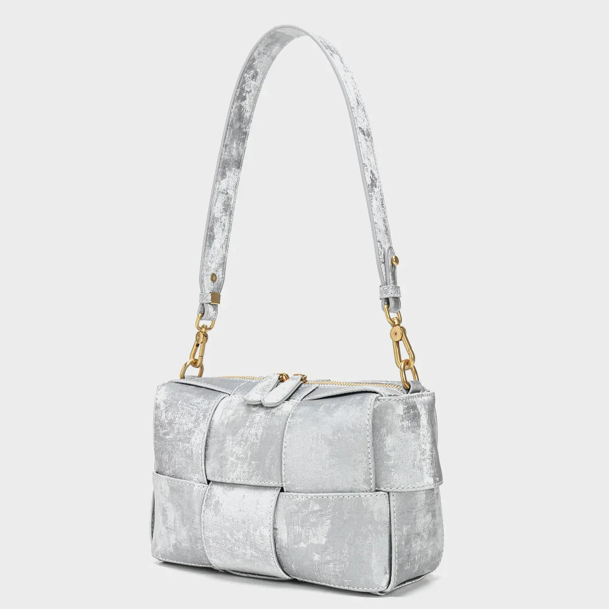 New Chinese Style Bucket Bag, National Style Portable Woven Bag, Shoulder Bags, Leather Crossbody Bags Designer Bags Luxury